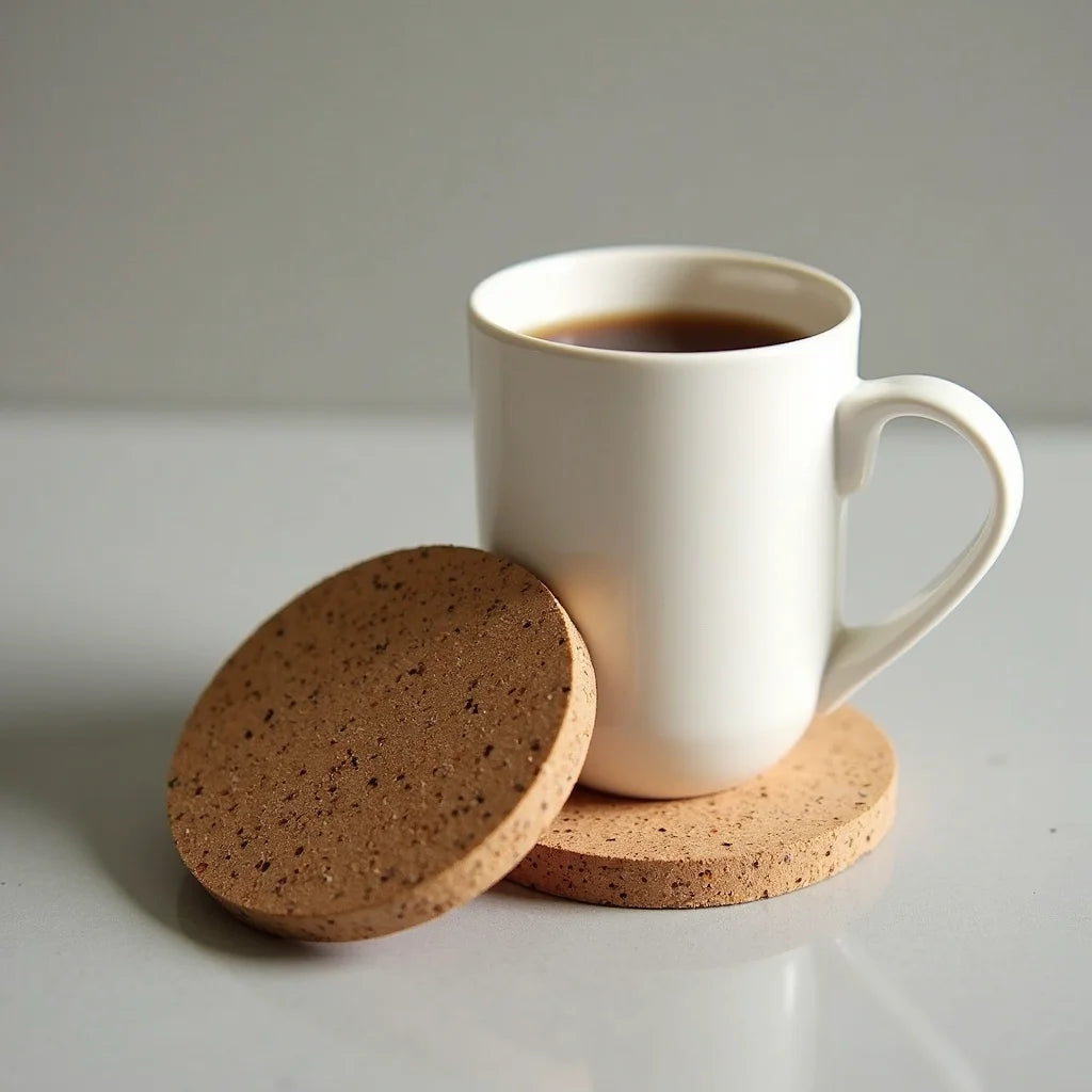 Artemis Cork Coaster Set - Elegant Cork Coaster Set Tips for Protecting Surfaces