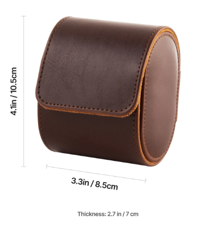 Custom Engraved Leatherette Watch Case