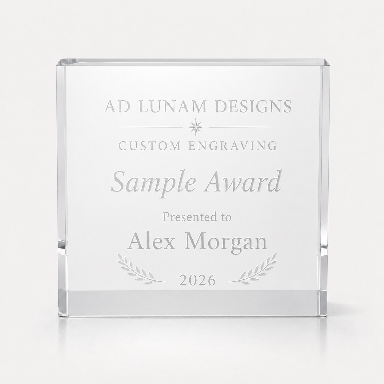 Personalized Acrylic Photo Block