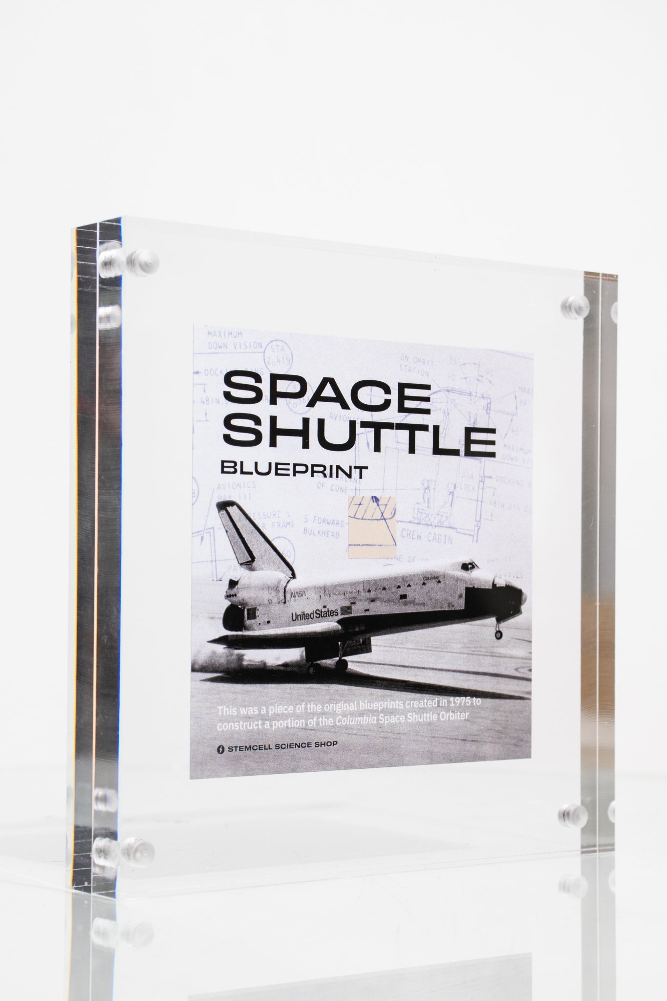 NASA Space Shuttle Blueprint Fragment