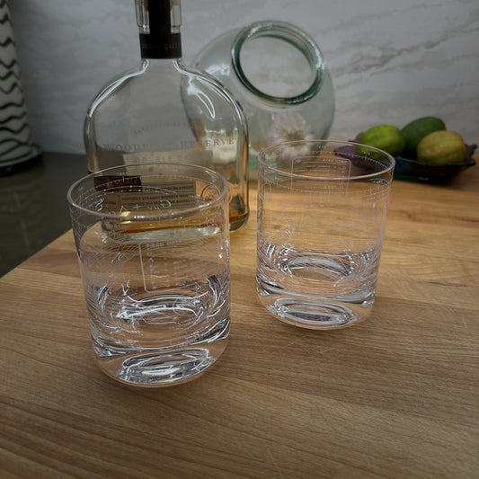 Vector Einstein Field Equation crystal rocks glasses with precision engraved general relativity design