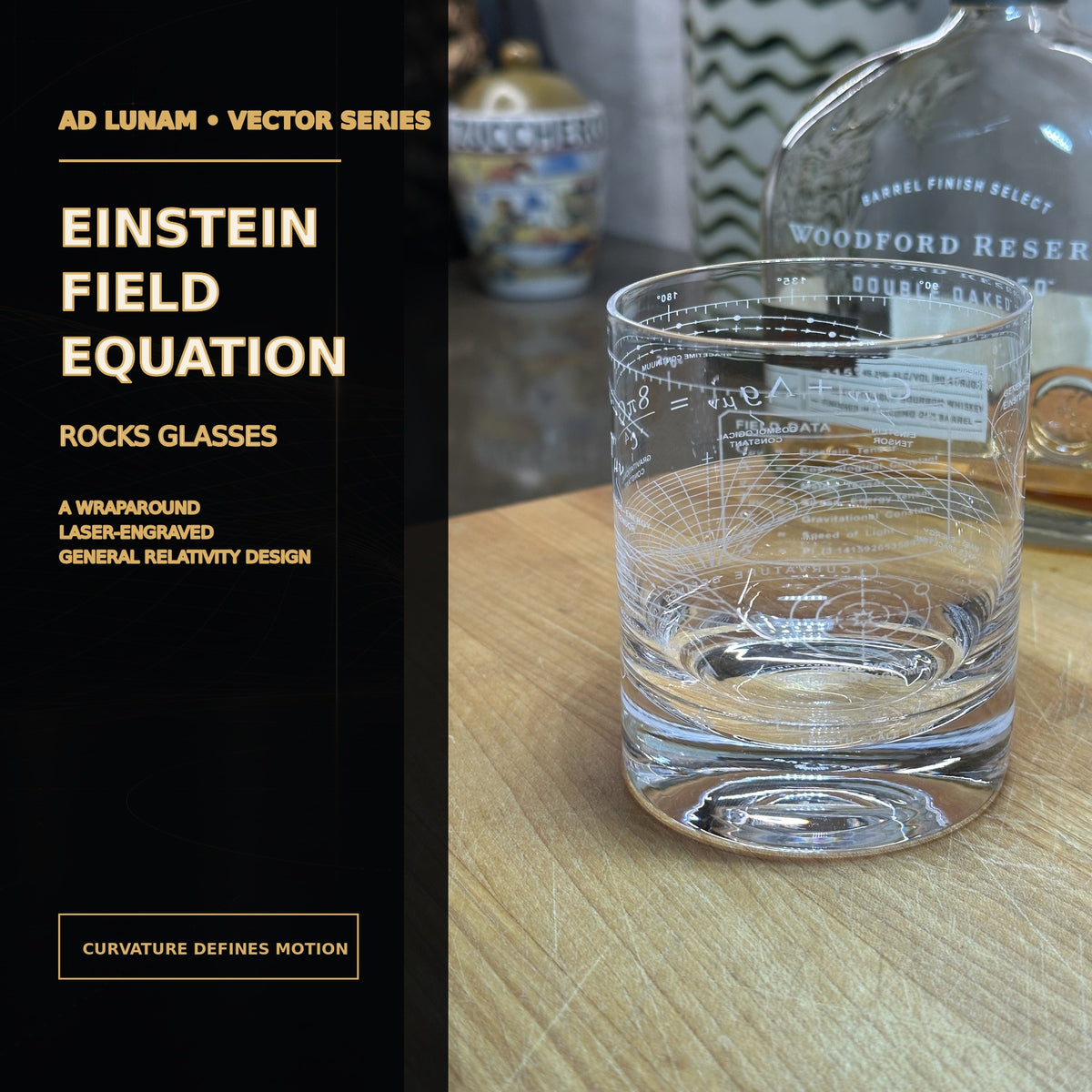 Vector Einstein Field Equation rocks glass design introduction
